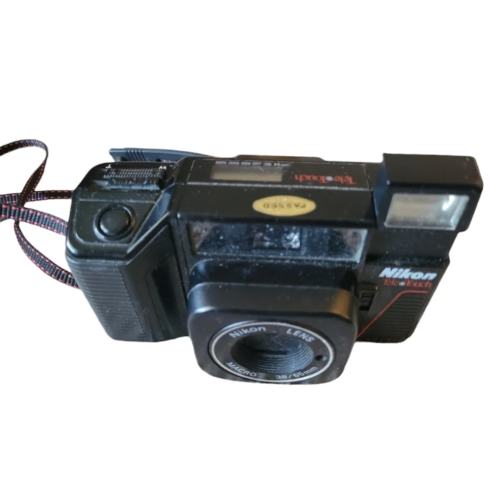 Nikon Teletouch Camera Vintage Black Untested